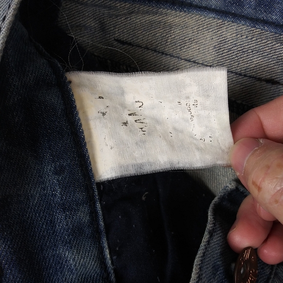 Syn Jeans Baggy Distressed Men's Size 38 x 31 Hip Hop Grunge Skater Zip Pocket - Picture 5 of 8